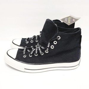 NEW Converse Gore-Tex High Top 163343C Size Men’s 7 Women’s 9 Black
